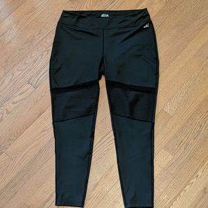 Black Moto Leggings, 1X